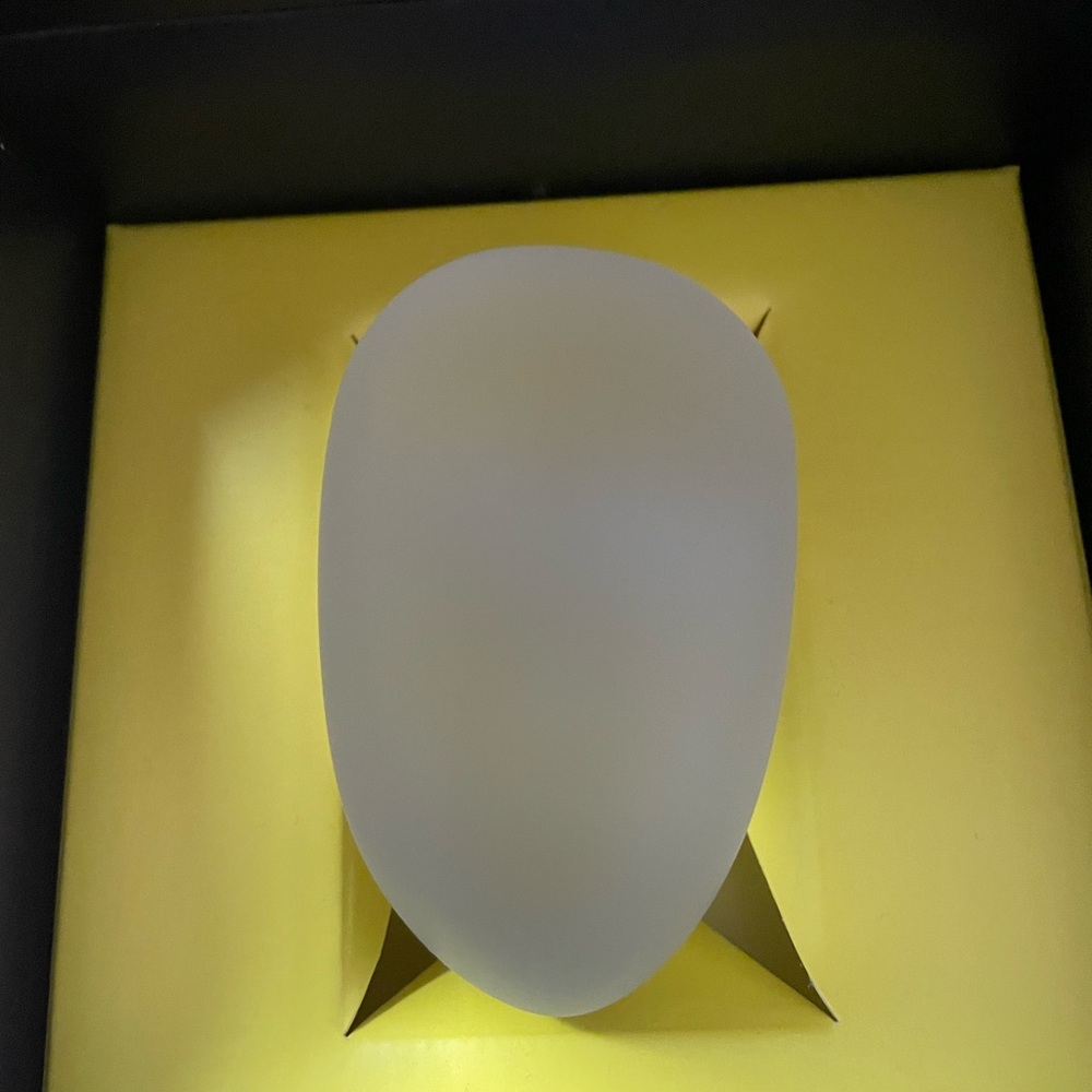 Kosta Boda Frosted Glass Face Sculpture - White - Picture 4 of 5